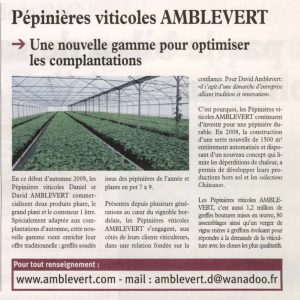 Avenir Agricole 6 nov 2009